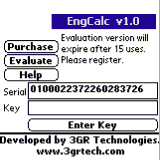 EngCalc (Full) - Engineering Calculator - Palm Screenshot